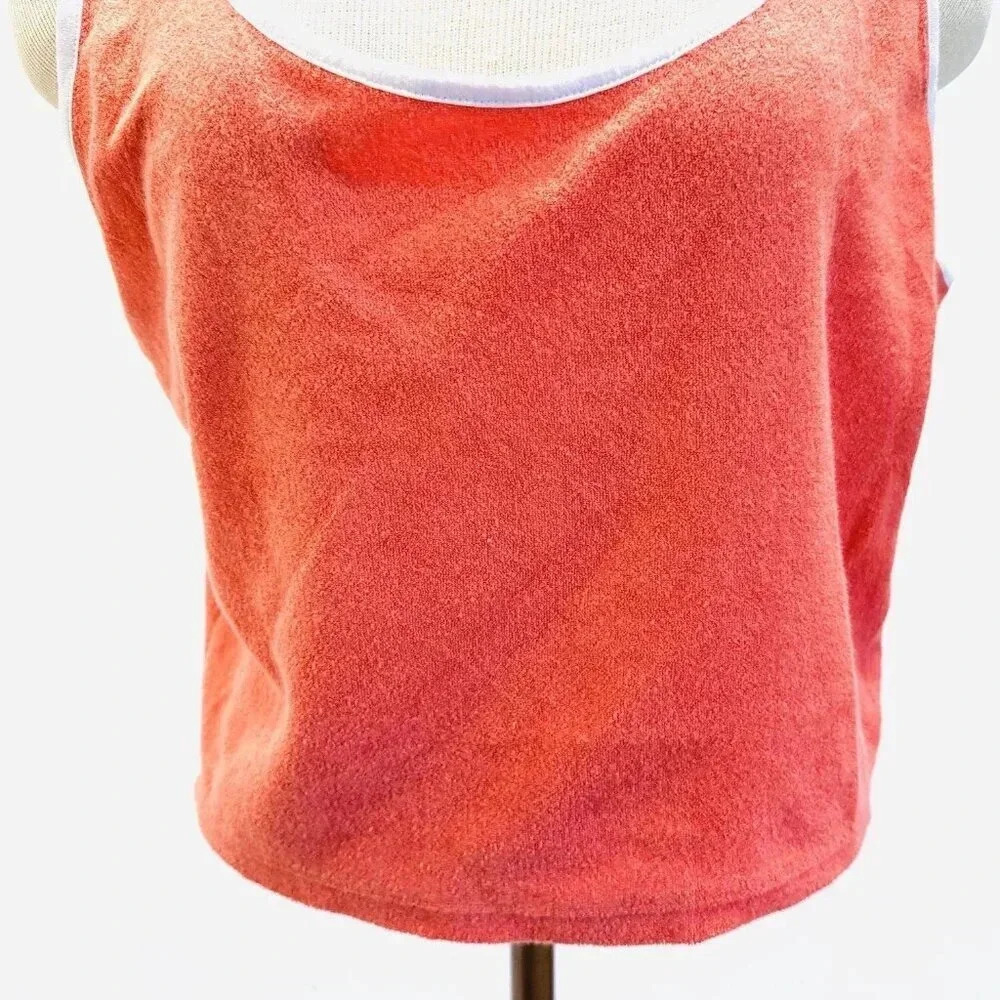 NWT SO GOODS FOR LIFE Juniors Sleeveless Pullover Cropped Orange Tank Top Sz XL - Picture 4 of 11